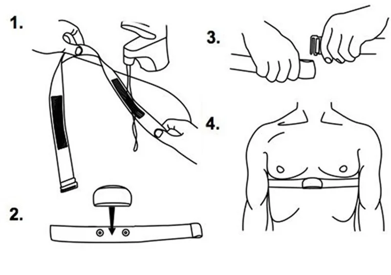 Датчик сердечного ритма, нагрудный ремень для Wahoo Strava Runtastic Endomondo, пояс для измерения пульса с Bluetooth, пояс для измерения пульса