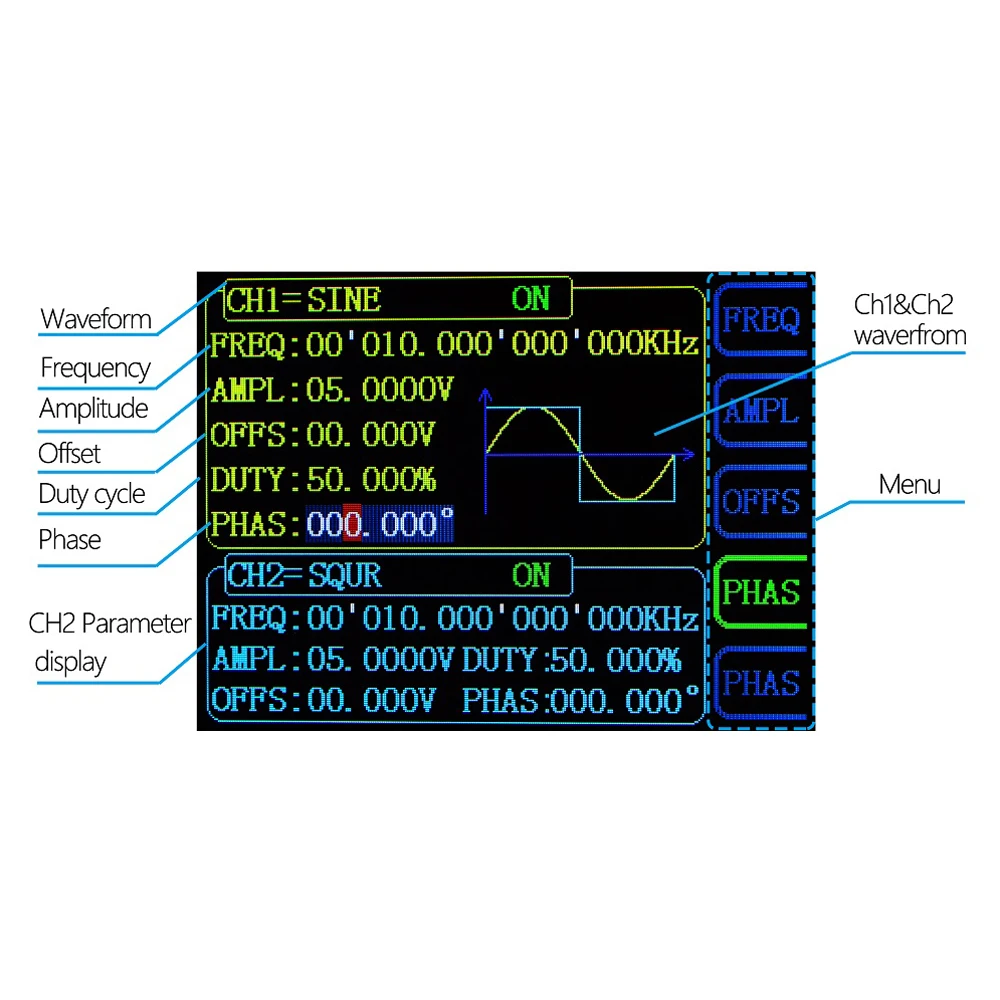 FY6800-60M 60 МГц генератор сигналов цифровой контроль двухканальный DDS функция частота генератора сигнала метр произвольный 14 бит