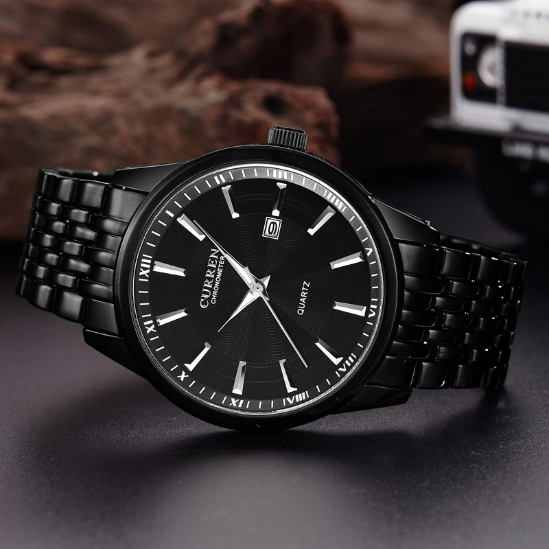  Relogio Masculino CURREN Mens Watches Top Brand Luxury Waterproof Analog Display Date Sport Quartz 
