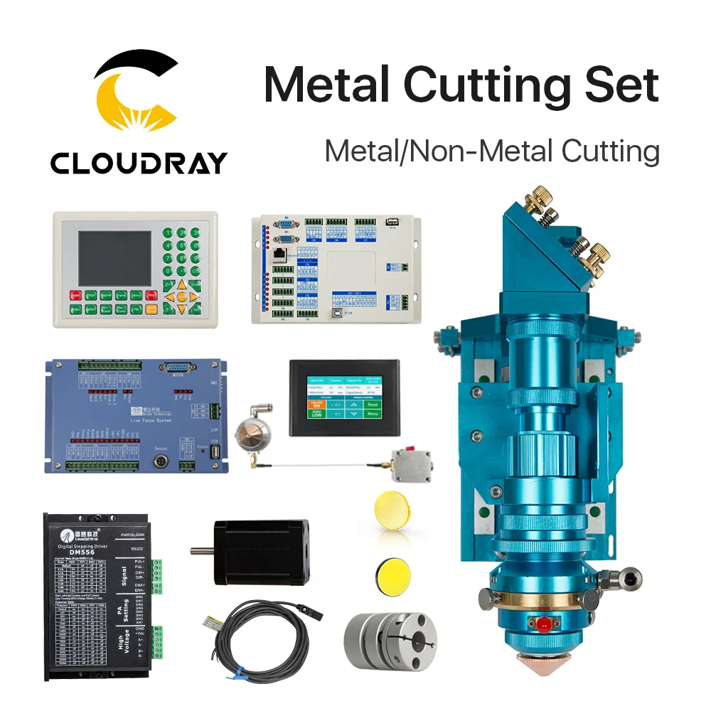 Ruida Набор для резки металла CO2 лазер 150-500 Вт металлический неметаллический гибридный автофокус для лазерной резки