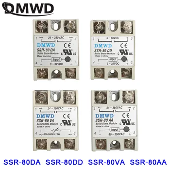 

solid state relay SSR-80 80A VA DA Industrial Solid State Relay Module AA SSR DD SSR-80VA SSR-80DD SSR-80AA SSR-80DA