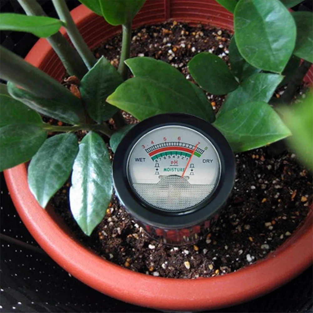 

2 in 1 Multifunctional Pointer Type Soil Moisture & ph Meter PH Range 3~8ph Hydroponics Analyzer for Garden Plant Flower