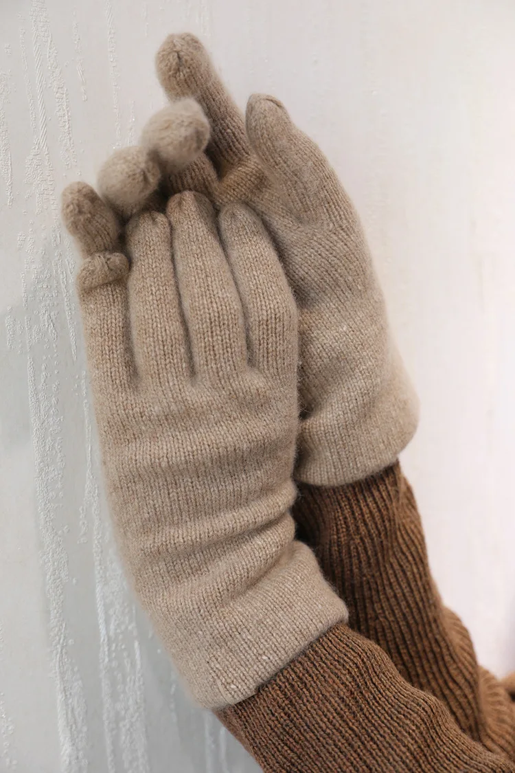 CAVME кашемировый шарф Skullies перчатки 4 шт. Вязание Кашемир для дам Зима Для женщин шарфы шляпы перчатки оголовье сплошной Цвет