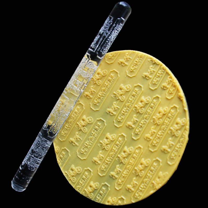Transparent DIY Acrylic Non stick Rolling Pin rolling pin cake