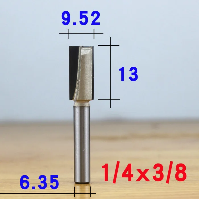 1/" 1/2" хвостовик ПОВЕРХНОСТИ строгания древесины Фрезерные фрезы плоское дно очистки древесины резки Pro класс деревообрабатывающий резной нож - Длина режущей кромки: 1-4 x 3-8