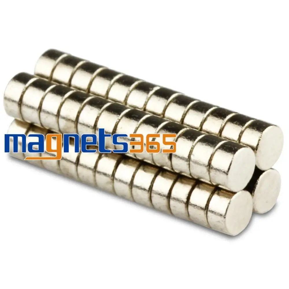

OMO Magnetics 50pcs N50 2mm x 1mm Super Strong Round Disc Magnets Rare Earth Neodymium NdFeB