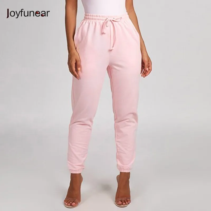 Jofunear Autumn High Waist Cotton Harem Pants Harajuku