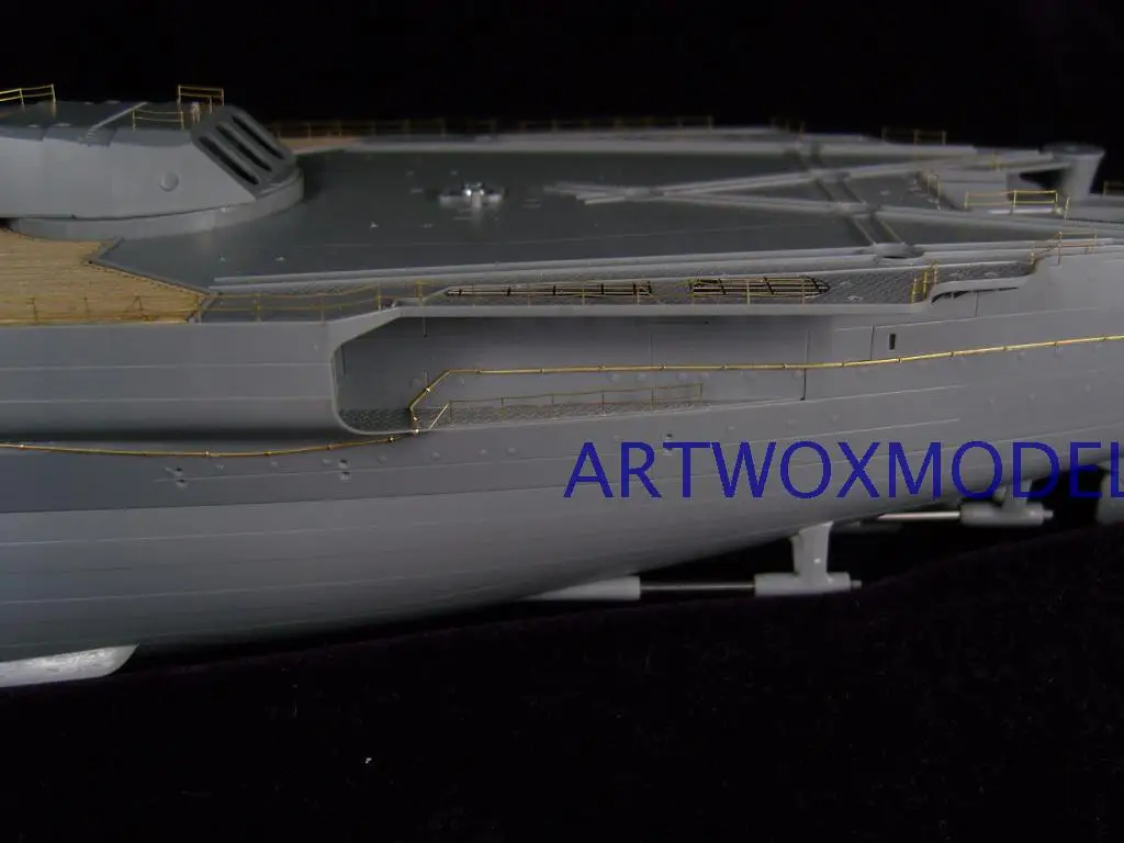 ARTWOX с Tamiya 78025 Новый battleship Yamato черная деревянная колода с PE AW10050D