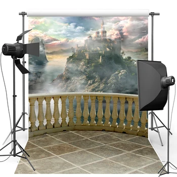 

Castle For Children Vinyl Photography Background Fantasy Oxford Photography Backdrop For Photo Studio Props F1664