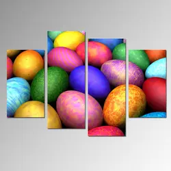 Бесплатная доставка современный красочный яйца холст Картины Dropship печати работа для Декор в гостиную украшения дома настенный