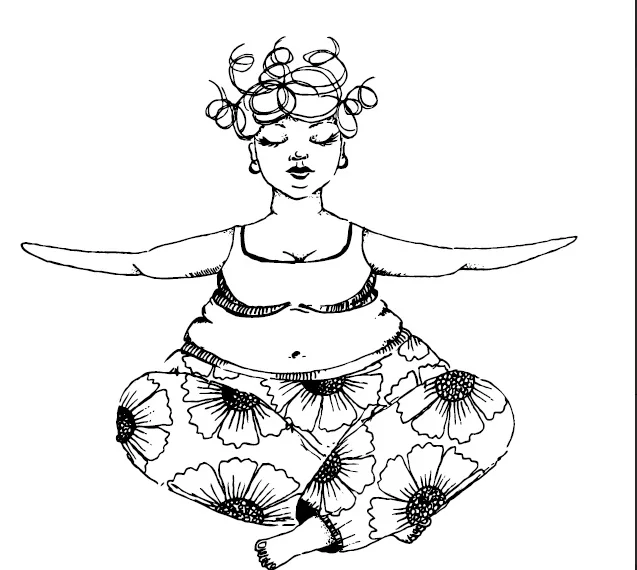 

Yoga woman Transparent Clear Stamp for DIY scrapbooking/Card Making C25