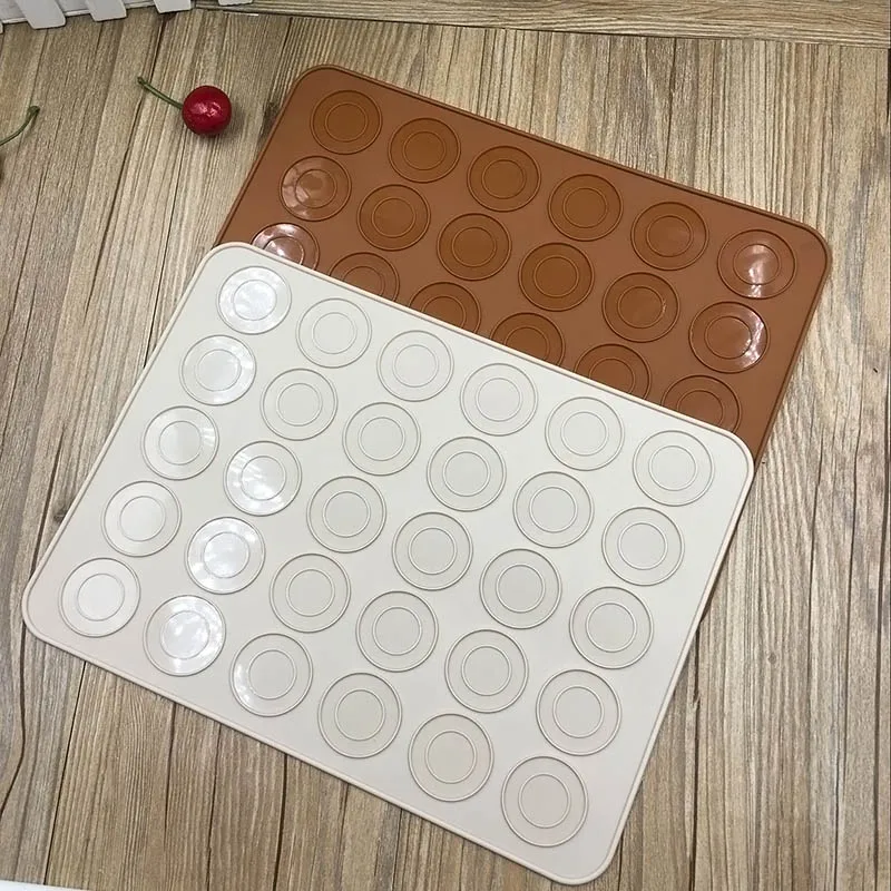 Силиконовый Макарон Кондитерская печь для выпечки листовая форма коврик 30 полости DIY Форма коврик для выпечки SF66