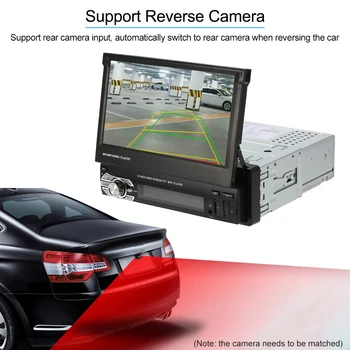 

Universal 7inch Retractable One Din MP5 Player Car Stereo Radio Player Multimedia Entertainment with BT FM USB SD