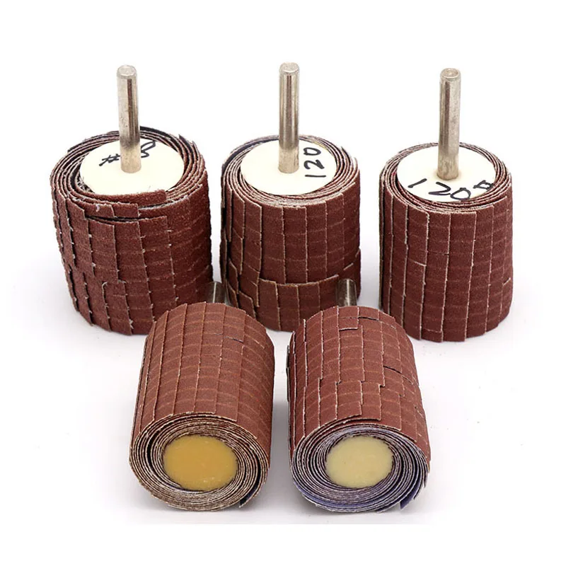 1 Pc 6mm Shank 35mm Curved Surface Wood Carving Polishing Tool Grinding