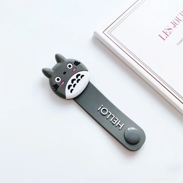 Мода Мультфильм кабель протектор передачи данных Шнур протектор защитный чехол кабель Winder чехол для iPhone зарядный кабель протектор - Цвет: Totoro