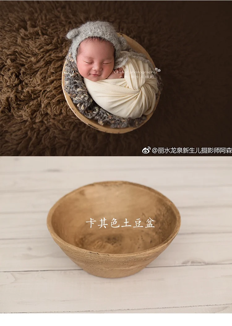 newborn photography props basket