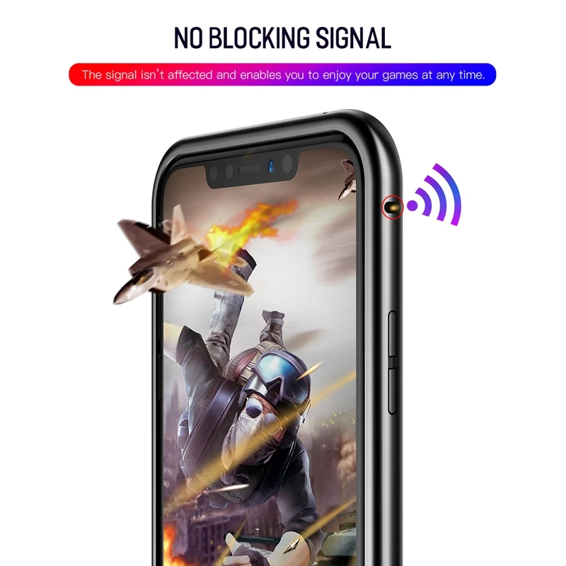 ROCK ультра Магнитный чехол для iPhone X XS Max XR металлический автоматический