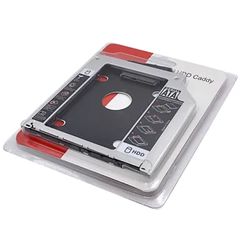 

High Performance Chipset SATA 3.0 9.5mm 2nd HDD Caddy for Apple Macbook ( Pro Air ) SuperDrive Optibay with Retail Package