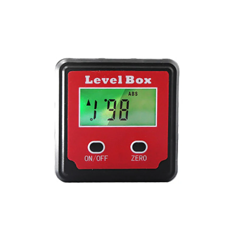 

VOTO Red 2 Key Precision Electronic Digital Inclinometer Slope Meter Level Protractor Angle Box Protractor