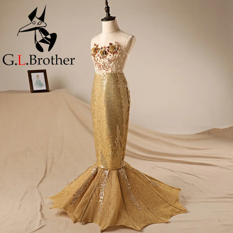 

Girls Dresses Summer 2017 Newest Design Mermaid Girl Flower Dress 3-12 Years Kid Dresses For Girls Evening Party P98