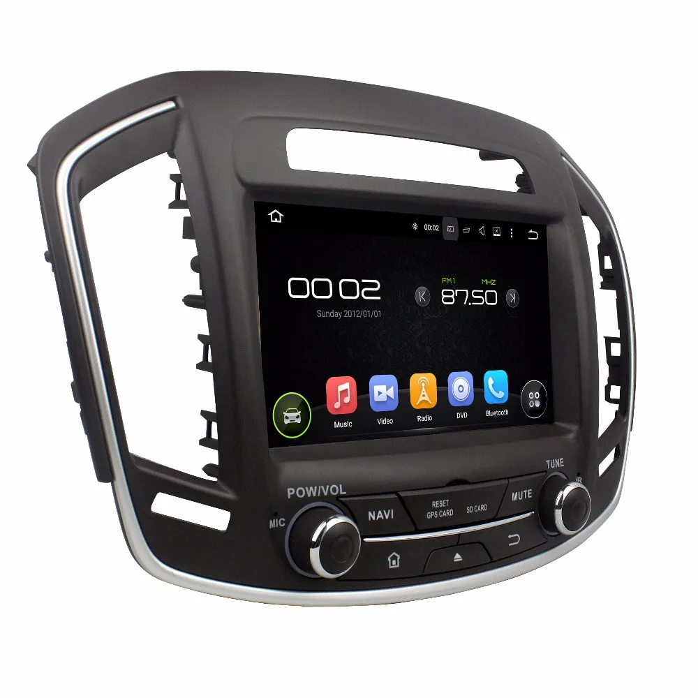 Discount Android 8.0 octa core 4GB RAM car dvd player for BUICK Regal 2014-2016 ips touch screen head units tape recorder radio 1