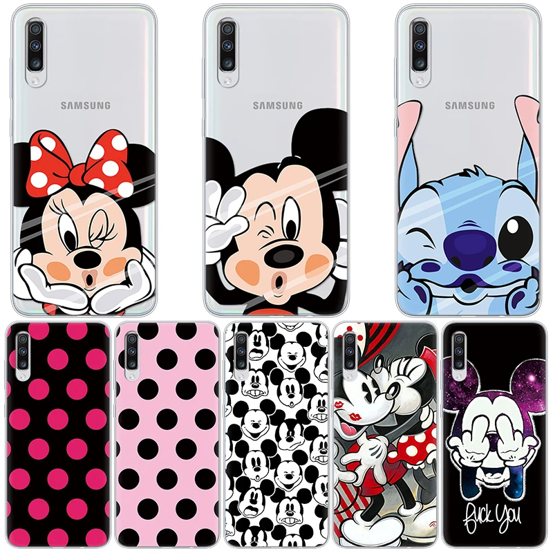 

Luxury Couple Phone Cases For Coque Samsung Galaxy A70 Silicone TPU Cartoon Clear Cover For Fundas Samsung Galaxy A 70 Case Thin