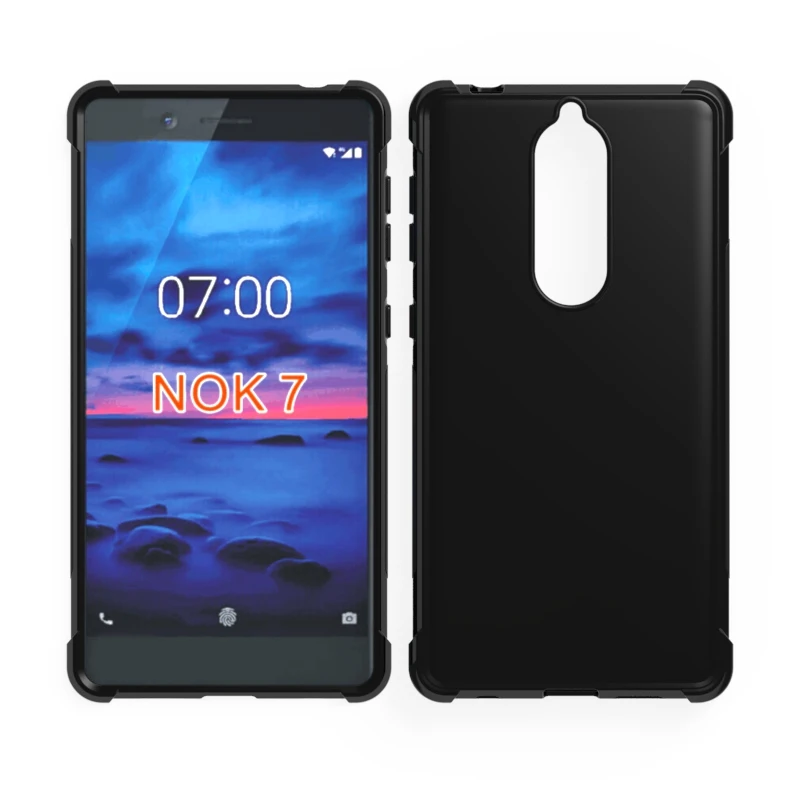 Бренд gligle Alpha текстура мягкая ТПУ чехол для Nokia 7 Чехол аксессуары чехол