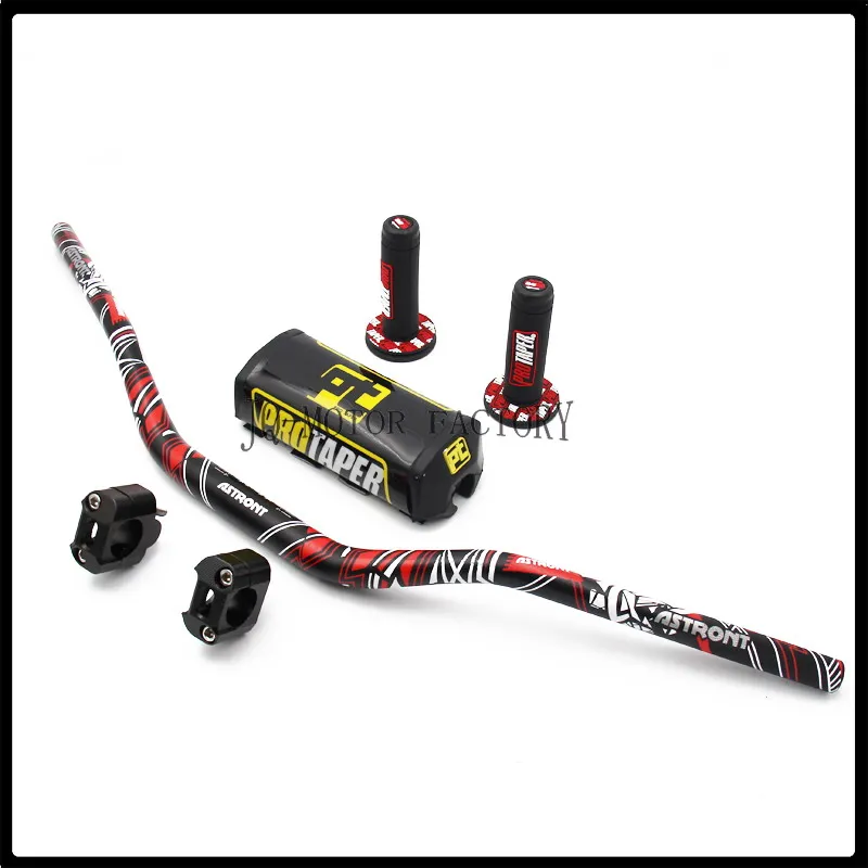 

Metal Pack Fat Bar 1-1/8"PROTAPER Handlebar pads with Handle Grips Dirt Pit Bike Motocross Motorcycle CRF KLX KTM Black
