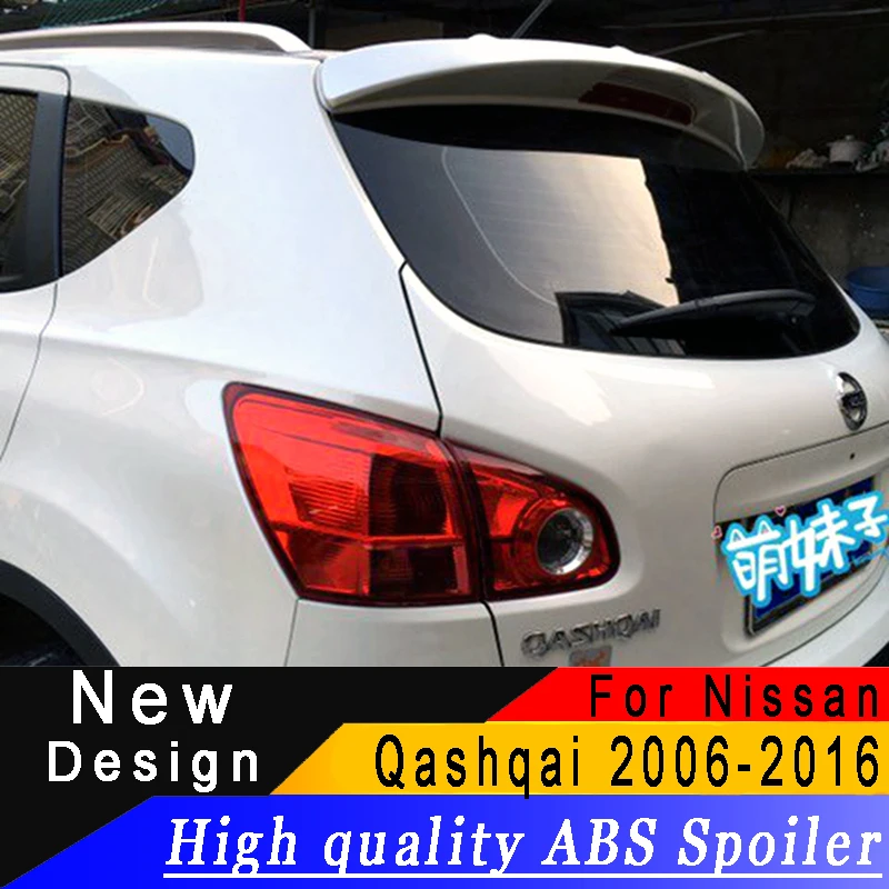 Спойлер на крышу для Nissan Qashqai 2006 2013 высококачественный спойлер из АБС пластика