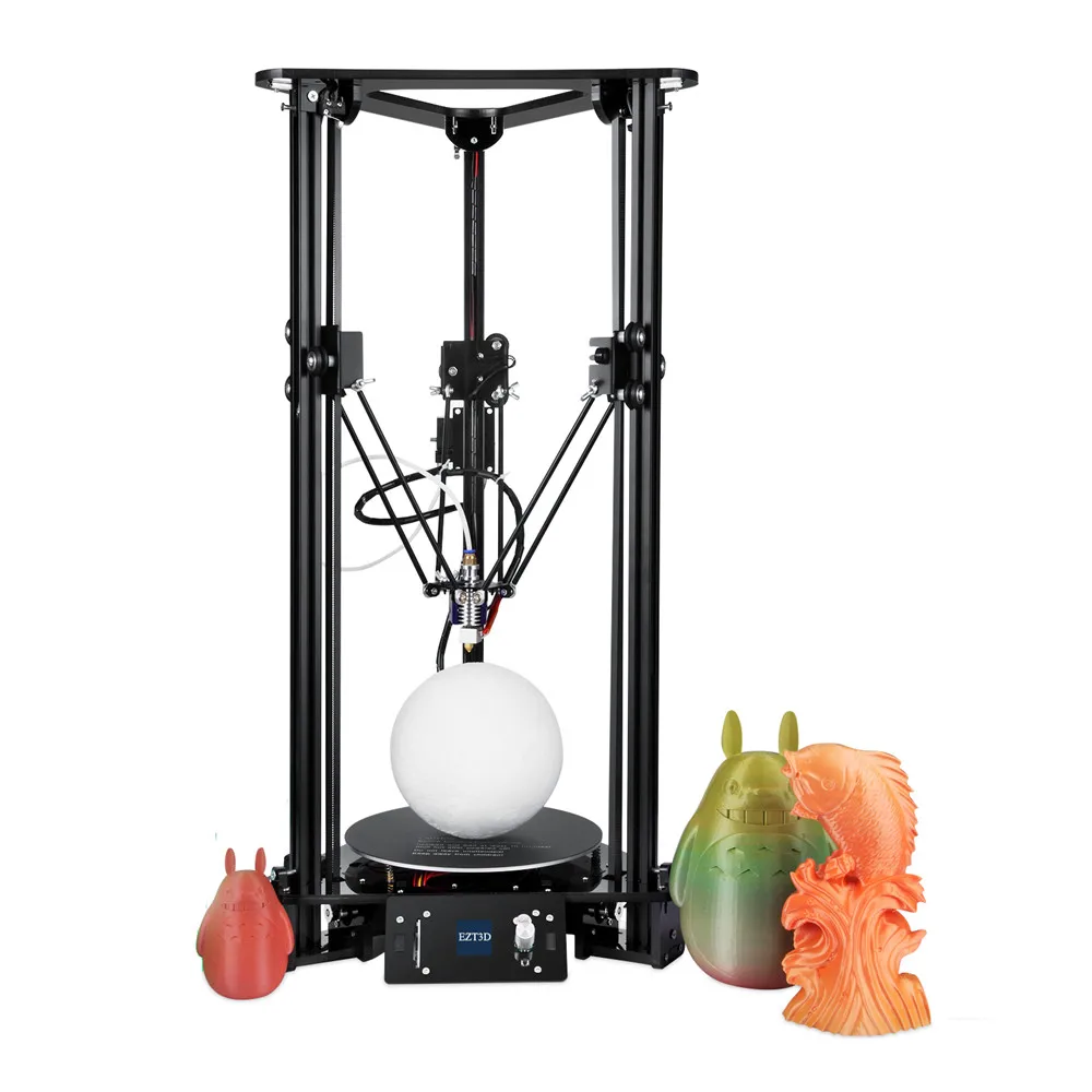 

T1 Delta DIY 3D Printer Kit 180*300*320mm Large Printer Size Support Intelligent Leveing Auto Change Filament