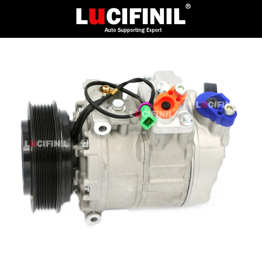 

LuCIFINIL W163 R230 W169 W245 W203 W463 400E V8 4.2L A/C Compressor With Clutch Pulley Assembly Air Conditoner 0002300611