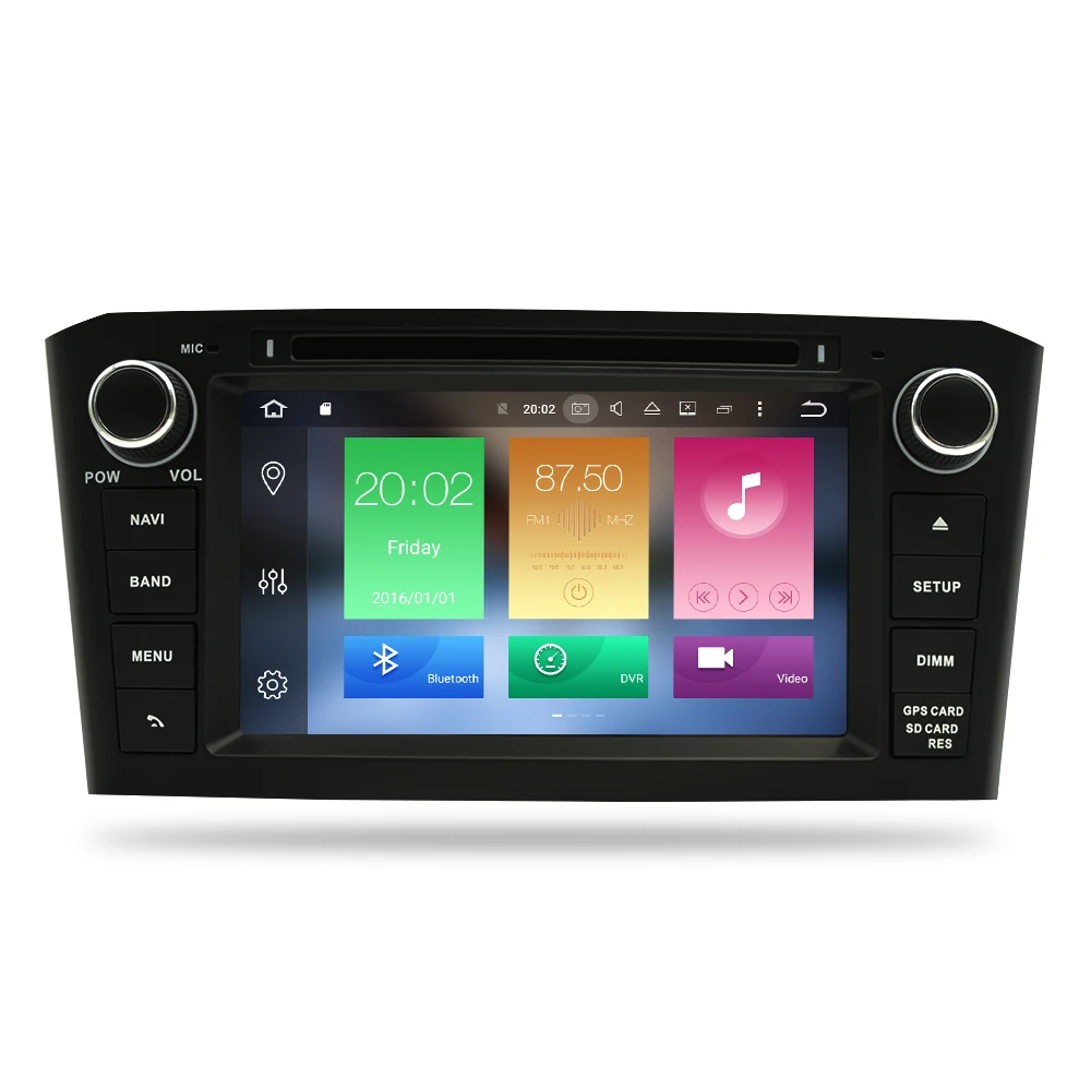 Top Android 9.0 Car DVD player Radio Multimedia Stereo For Toyota Avensis T25 2003-2008 Auto Audio Radio WIFI GPS Navigation 4G RAM 13