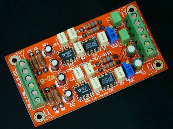 

SSM2142 conversion board unbalanced RCA rotation balanced XLR output LG178