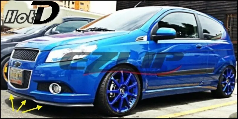 Bumper Lip Lips For Chevrolet Lova  Top Gear Shop Spoiler For Car Tuning  TOPGEAR Body Kit + Strip demo3