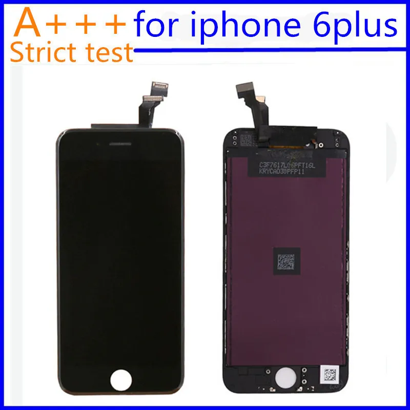 

5PCS/AAALOT Original 5.5 LCD For iPhone 6G 6plus LCD With Touch Screen Digitizer Assembly Display Replacement Free shipping DHL