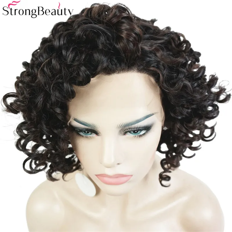 short Lace Front Kinky Curly wig for black women -DSC05985__