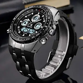 

Relogio Masculino Luxury Dual Display Watches Men LED Digital Military Sports Watch Waterproof Wrist Watch Top Brand Clock Male