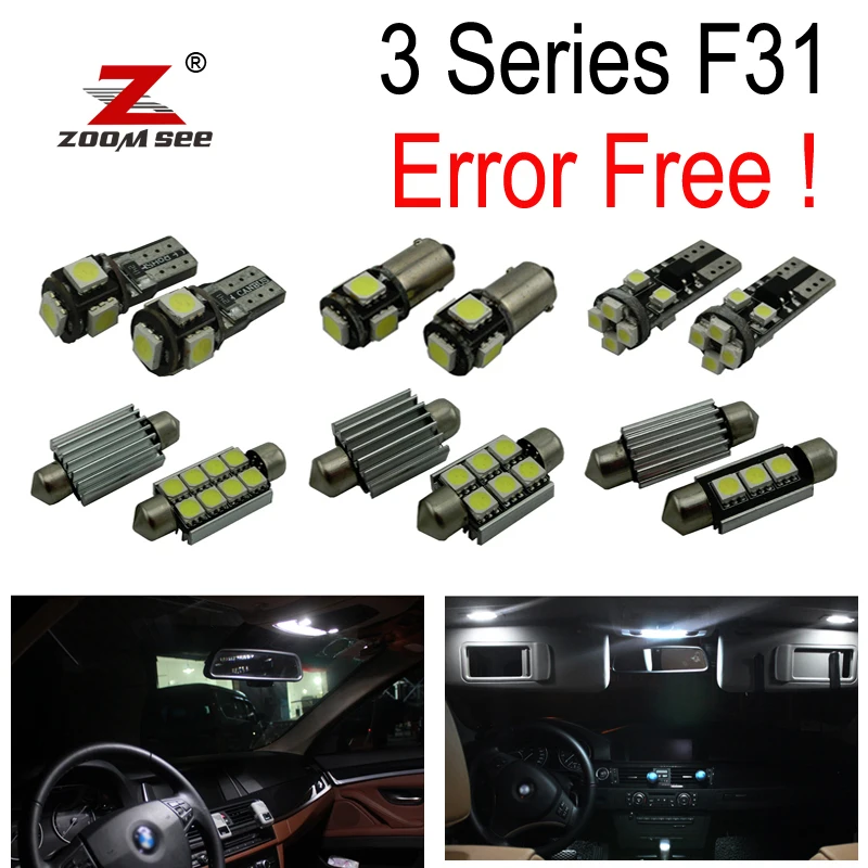 Us 21 16 27 Off 13pcs Led Interior Lights Bulb Kit For Bmw 3 Series F31 Touring Wagon 318i 320i 328i 330i 335d 335i 340i Xdrive 2012 In Signal Lamp