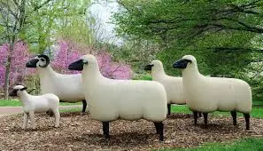 Us 450 0 Outdoor Sculpture Garden Decoration Sheep Figurine Or Statue In Theme Park Exhibition On Aliexpress Alibaba Group