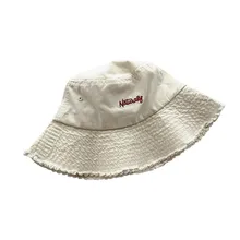 Cotton Hand Embroidered Letters Fisherman Hat Summer Outdoor Women's Hat Harajuku Bucket Cap Panama Fashion Sun Hat UV Cotton Hand Embroidered Letters Fisherman Hat Summer Outdoor Women's Hat Harajuku Bucket Cap Panama Fashion Sun Hat UV