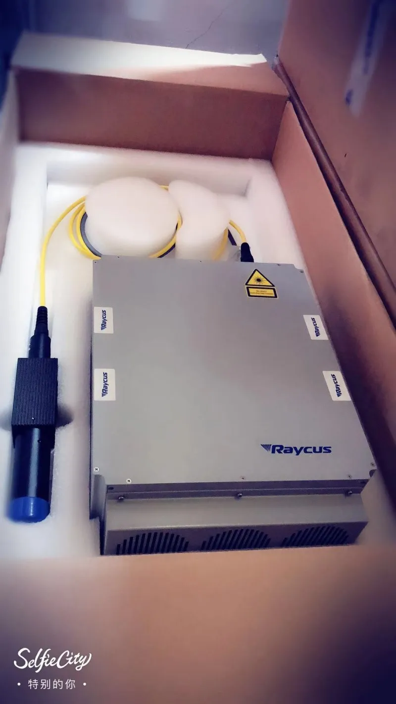 Raycus 30 Вт сплит волоконная лазерная маркировочная машина металлическая лазерный