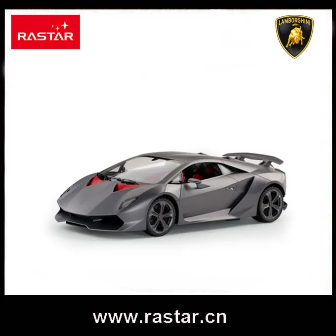 Rastar лицензированный R/C 1:14 Lamborghini Sesto стильная крутая модель автомобиля rc машинки на батарейках для детей 49200 - Цвет: Серый