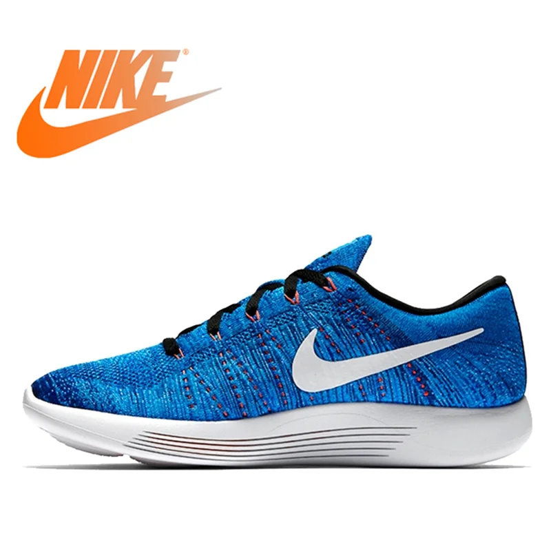 

Original Authentic Nike Flyknit LUNAREPIC 8 Weaving Men's Light Running Shoes Sneakers Sports Outdoor Walking Jogging 843764-401