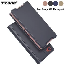 Роскошный кожаный чехол книжка TIKONO для Sony Xperia Z5 Compact чехлы