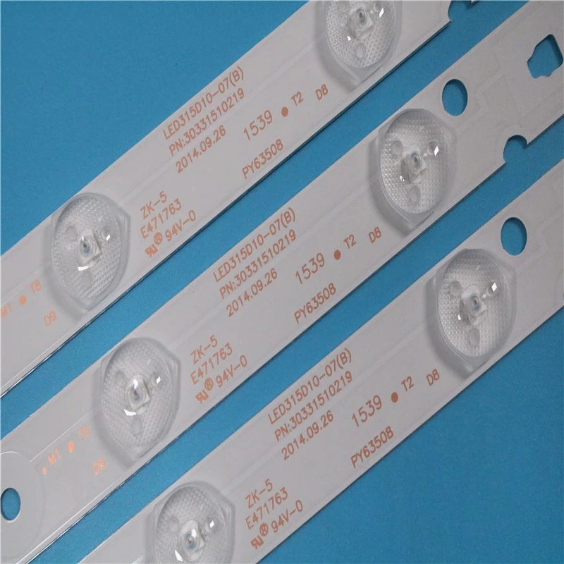

LED315D10-07(B) 30331510219 1set=3pcs Led backlight for LE32B310N 32E3000b 32E3000C LC320DXJ