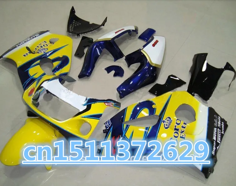 

Bo ABS Fairing For A GSXR600/750 1996 1997 1998 1999 2000 Motorcycle Yellow Blue GSX R600/750 96-00