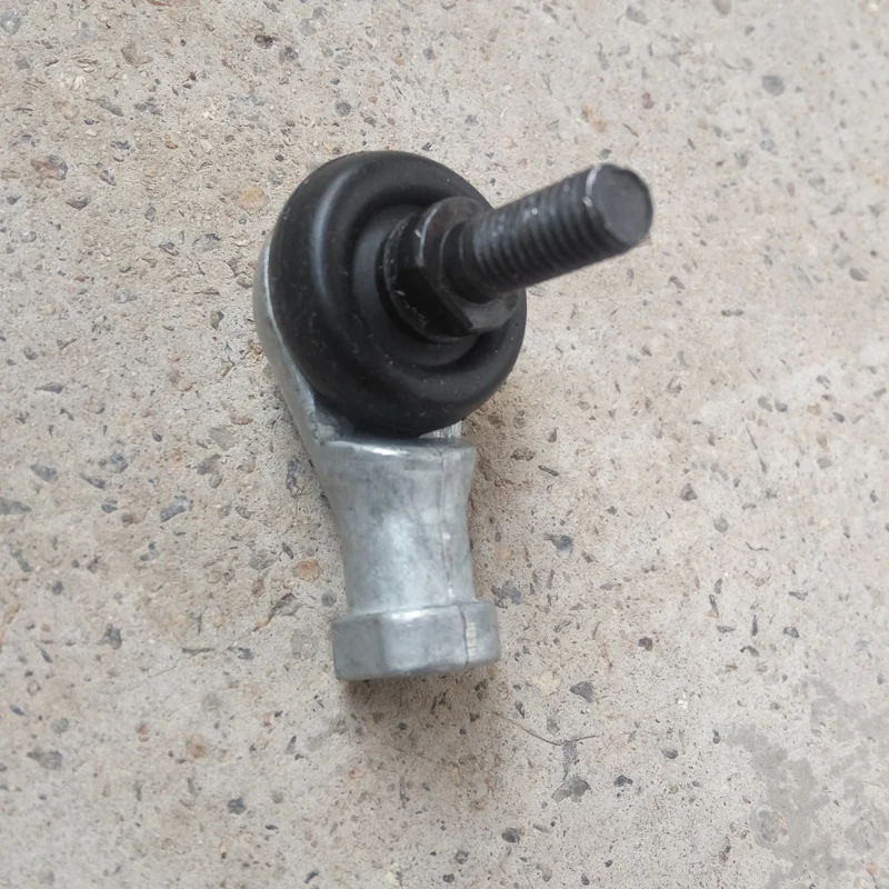 4pcs SQ6-RS Connector shape Ball head pole end Joint bearing Rod End Right hand Bore 6mm M6 Male Steel 90 Degrees SQ6RS ball bearings rod end bearing