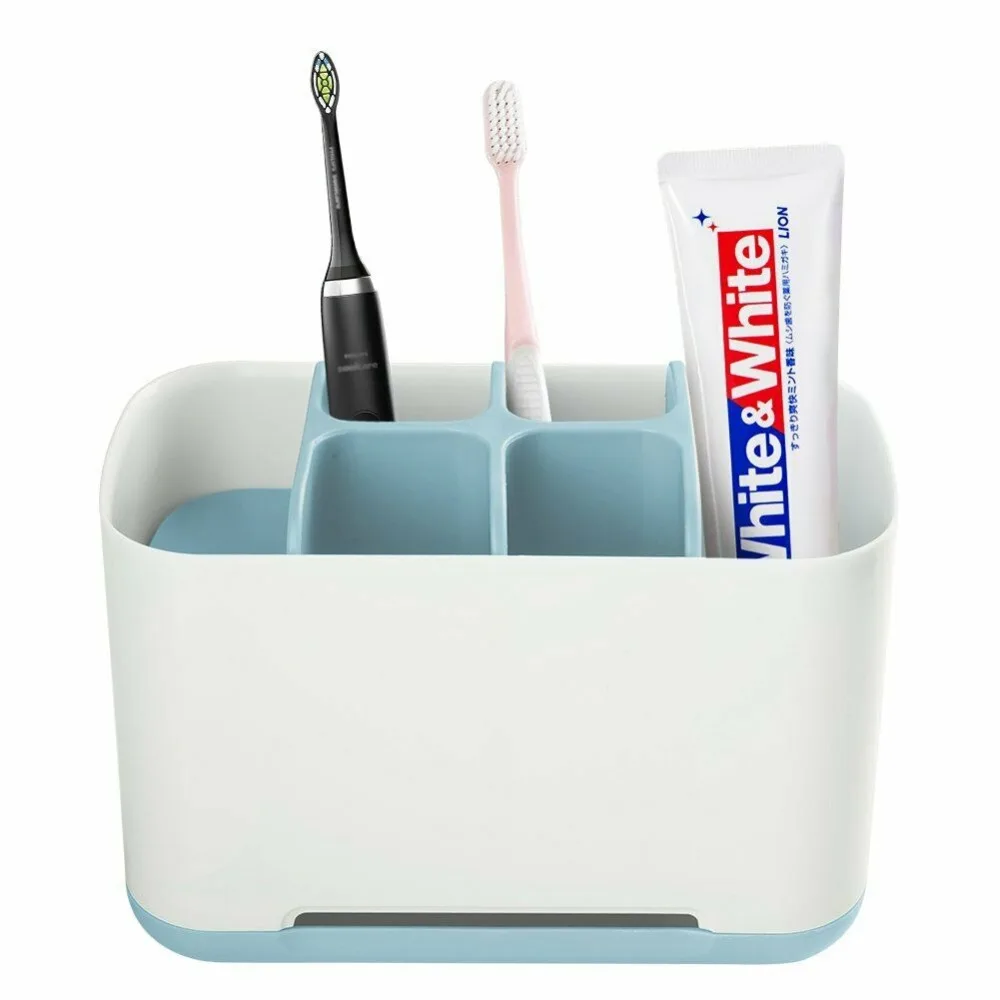 

2019 Convenience Bathroom Non-slip Electric Toothbrush Holder Stand Toothpaste Comb Storage Rack Bathroom Office Organizer