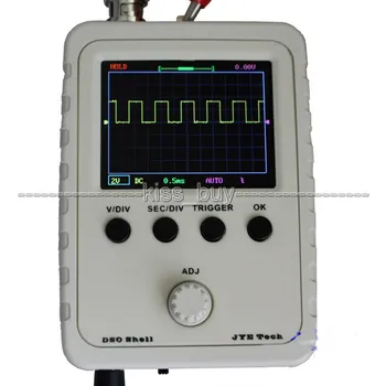 

Digital Oscilloscope DIY Kit + Case 1MSa/s 0-200KHz 2.4" TFT Screen + Probe