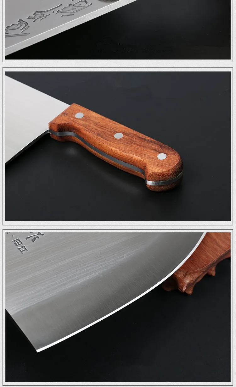 GTJ 4Cr13 нож для убоя из нержавеющей стали, большой размер, нож для свинины, поделка, ручная работа, кованые ножи для нарезки овец, нож-Кливер
